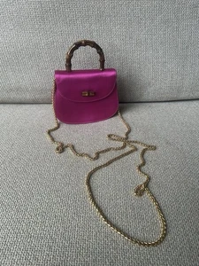 Gucci Vintage Mini Chain Bamboo Bag - Picture 1 of 6