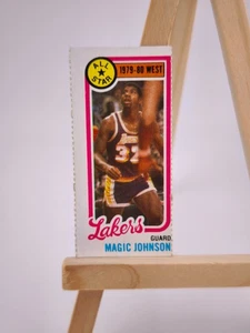 Magic Johnson ROOKIE CARD Separated 1980 Topps NBA Los Angeles Lakers #18 (A) - Picture 1 of 2