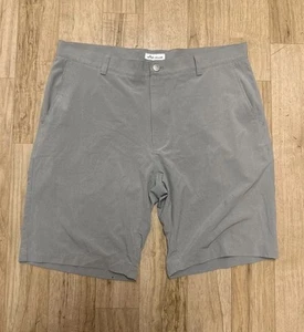 Peter Millar Salem Performance Gray Shorts Men's Casual Golf Preppy Sz 35 - Picture 1 of 10