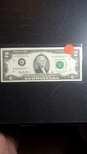 $2 1995 Millennium Note For Sale Note Is In Extra Fine Condition - Picture 1 of 8