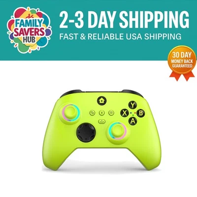 Wireless RGB LED Game Controller for Xbox & PC - Enhanced Gaming Experience - Image 1 of 4