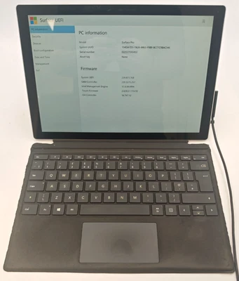 Microsoft Surface Pro 5, i5-7300U, 8GB RAM, 256GB SSD - Image 1 of 4