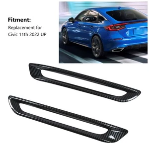 ˜2pcs Rear Fog Light Lamp Frame Cover Trim Car Exterior Decoration Replacement - Picture 1 of 22