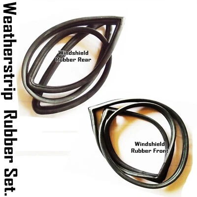 Tira de goma para parabrisas delantero trasero Toyota Corona RT81 82 sedán 70-73 Foto 1 de 4