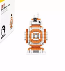 BB8 Droid Star Wars LOZ Style Nano Brick Mini Building Block Puzzle. NO BOX. - Picture 1 of 1