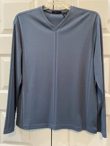 Men’s Claiborne Light Blue Long Sleeve Dress Shirt Size Large EUC - Picture 1 of 5