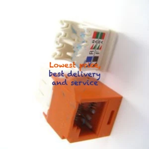 50PCS FOR Panduit CJ688TGOR-24 Cat6 Mini-Com Jack Module, Orange GENIUNE - Picture 1 of 3