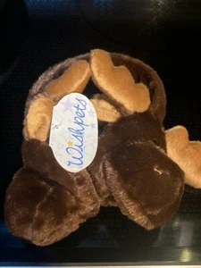 Reindeer ear muffs, small size, unisex, warm, fuzzy and adorable, new with tags - Picture 1 of 3