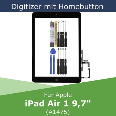 Digitalizador para Apple iPad Air 1 (A1475) 2013 9,7" Pantalla Táctil Disco