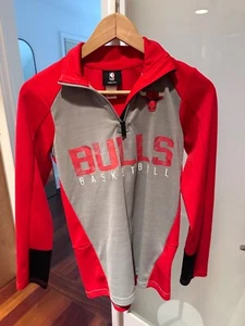 NBA Kids & Youth Boys Chicago Bulls Youth Medium( 10-12) 1/4 Zip Long Sleeve - Picture 1 of 4