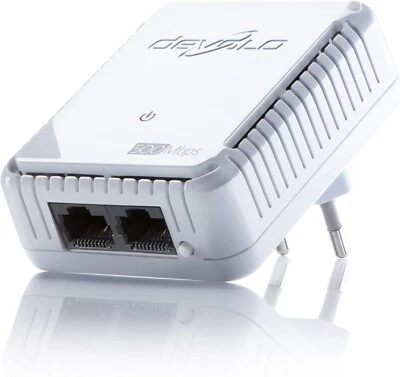 devolo dLAN 500 duo  Powerline Adapter - 500 Mbps, 2 LAN-Ports - Bild 1 von 3