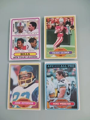 1980 TOPPS FOOTBALL Complete Your Set YOU PICK NUMBER #251-530 Quantity Discount - Image 1 of 2