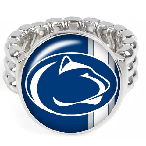 Penn State Nittany Lions Mens Womens State University Football Ring Fits All D2 Cover