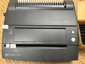 GBC C400e CombBind Hole Punch Comb Bind Booklet Maker - Picture 1 of 3