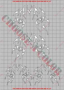 AML1200P-X Tiger RC Body Paint Mask Kit In Colors - Picture 1 of 4