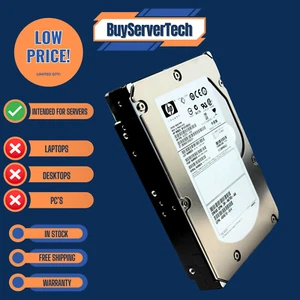 Disque dur HP 412751-016 Seagate ST3300655LC 300 Go 15K U320 SCSI 80 broches | 0 heure - Photo 1/5