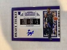 JAYLEN NOWELL 2019 PANINI CONTENDERS DRAFT PICKS BLUE FOIL AUTOGRAPH HUSKIES 