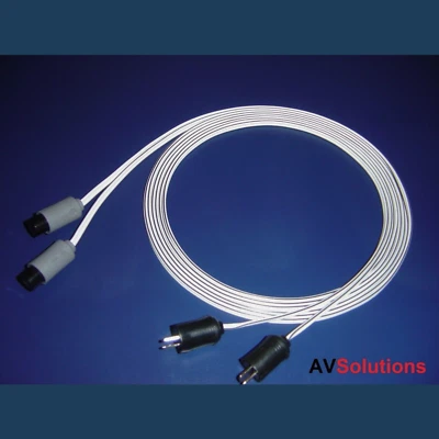AV SOLUTIONS Lautsprecherkabel hochwertig 2-Pin DIN P-S Paar für Bang & Olufsen B&O CX - 3 M