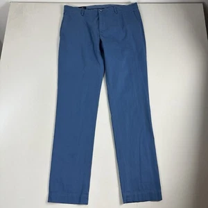 Masons Ems Hose Herren Größe 52 36x33 Blau Freizeit Gerades Bein Chino Preppy - Bild 1 von 11