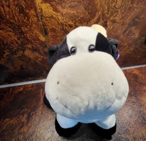 Kellytoy Plush Cow - Black And White - Medium Stuffed Animal - New With Tag - Picture 1 of 6