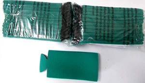 24 TEAL GRN 16oz TALL Can Coolers Flexible Koozies Blank Beer Insulator Sleeves - Picture 1 of 1