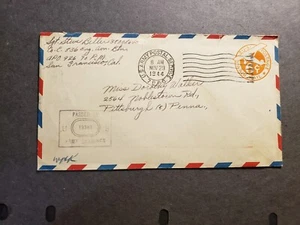 APO 926 MOROTAI ISLAND, MOLUCCAS 1944 Censored WWII Army Cover 836 ENGR Avn Bn - Picture 1 of 2