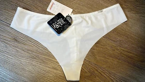 BNWT After Eden Seamless White Thong - XL - Picture 1 of 1