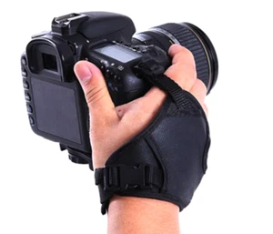 Wrist Strap Leather Camera Hand Grip Oval Compatible With Canon Nikon Sony DSLR - Picture 1 of 10
