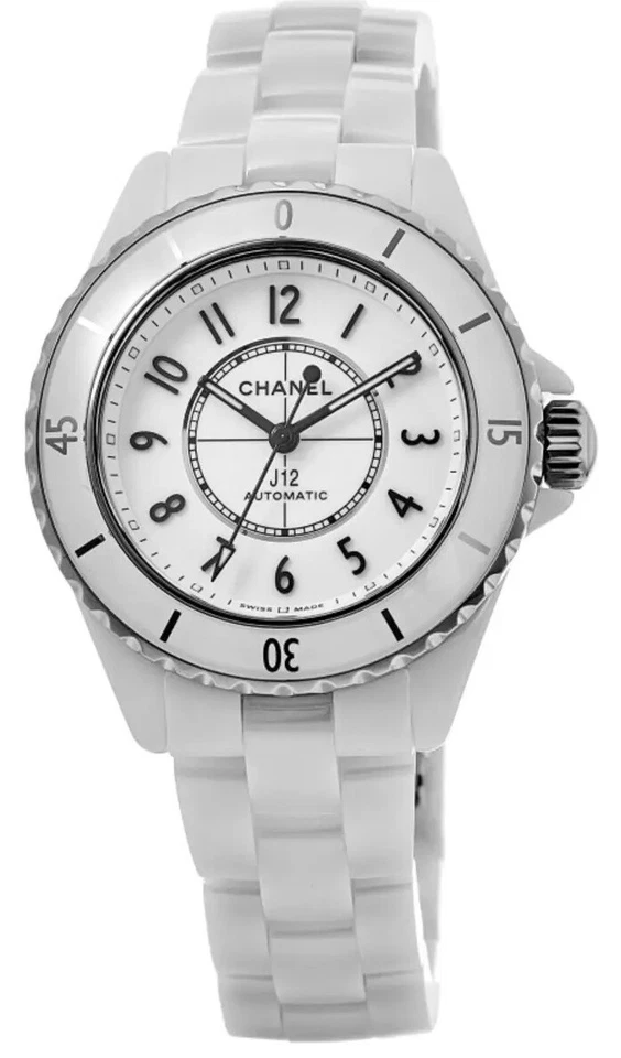 CHANEL H5699 White Automatic Case Size 33mm Wrist Size 17cm Watch #91030