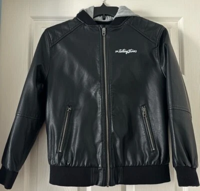 Chaqueta de cuero sintético Zara Boy Rolling Stone Foto 1 de 4