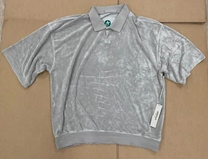 FEAR OF GOD ESSENTIALS SS S/S TERRY POLO SEAL TAN SZ XXL - Picture 1 of 3