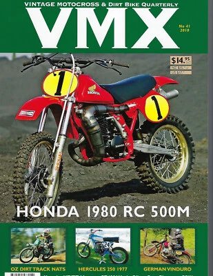 VMX #41 Vtg Motocross Dirt Bike '80 Honda RC 500M Hercules German Vinduro OSSA⭐ - Image 1 of 3