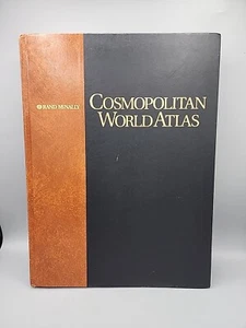 Rand McNally Cosmopolitan World Atlas 1994 tapa dura grande de gran tamaño 11" x 15" - Imagen 1 de 22
