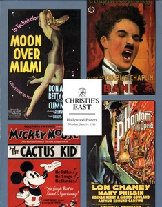 Movie Poster Auction LON CHANEY Stan Laurel CACTUS KID Phantom of the Opera 1993 - Imagen 1 de 8