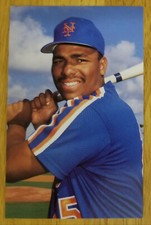 1990s Bobby Bonilla New York Mets TEAM PHOTO CARD Mets Fan Thank you request