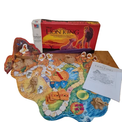 Disney's The Lion King Board Game 1994 MB Games Vintage - Image 1 of 4