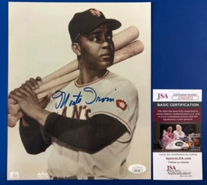 Monte Irvin Signed 8x10 Baseball Photo JSA AN61052 - Picture 1 of 2