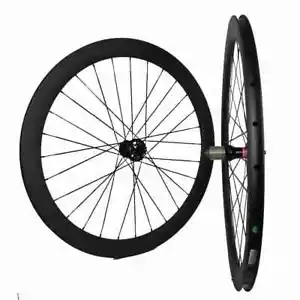 700C Cyclo Cross Rennrad Laufradsatz 50*25mm Carbon Laufräder Scheibenbremse Naben - Bild 1 von 15