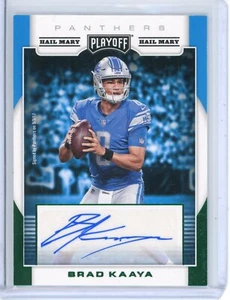 2017 Panini Playoff Brad Kaaya RS-BK Green Hail Mary Rookie Auto Panthers Lions - Picture 1 of 1
