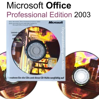 Microsoft Office 2003 Small Business SBE - mit Word, Excel, Outlook, Powerpoint⭐ - Bild 1 von 2