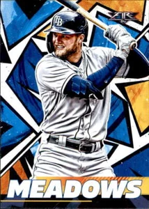 2021 Topps Fire #129 Austin Meadows Tampa Bay Rays - Picture 1 of 2