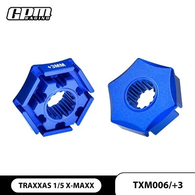 GPM Aluminum Wheel Hex Claw +3mm For Traxxas X-Maxx 8S 1/5 - Image 1 of 2