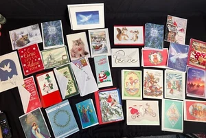 Vintage großes Konvolut Weihnachtskarten 40+ können einige mehrere sein - Bild 1 von 5