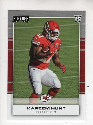 2017 Panini Playoff #216 Kareem Hunt Rookie RC - Image 1 of 2