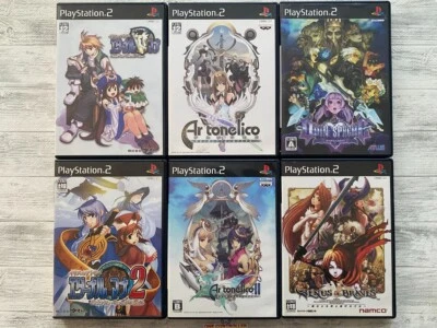 SONY PS2 Eternal Mana 1 2 & Ar Tonelico 1 2 & Odin Sphere & Venus & Braves set - Image 1 of 4