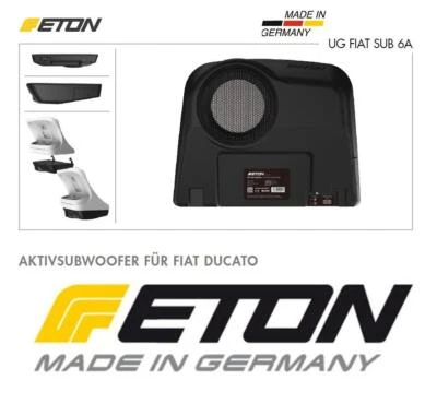 ETON FIAT-SUB6A Subwoofer attivo compatibile con Fiat Ducato III Serie 7+8 - Immagine 1 di 4
