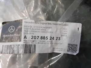 New OEM MERCEDES-BENZ E-Class Left Front Bumper Lower Side Grille PN# 2078852423 - Picture 1 of 3