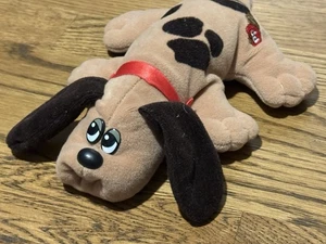 Pound Puppies Plush 8" Pet - Brown Dog with Brown Spots - 1986 - Picture 1 of 12