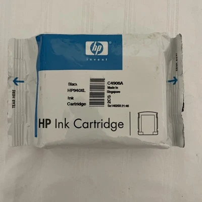 HP Black 940XL Ink Cartridge Made In Singapore New In Package - Image 1 of 2