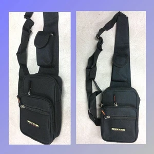 Bauchtasche Gürteltasche Body & Crossover Bag Umhängetasche Schwarz G2203 - Bild 1 von 2